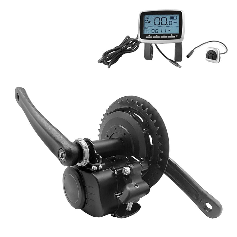 New Version TSDZ2 Mid Central Motor Conversion ebike Kit,Torque Sensor 36V 500W 42T Chainwheel Electric Bicycle