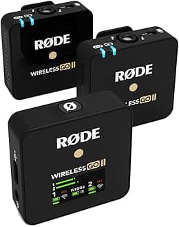 RODE Microphones Road Microphones Wireless GO II Wireless Go II Dual Channel Wireless Microphone System WIGOII