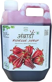 Vibhi Traditional Ambadi Sharbat/Roselle Syrup 1000ml