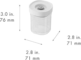 ZWILLING Fresh & Save CUBE Storage Organizer 3-pc Spice Set, Pantry Organizers and Storage, Plastic, BPA-Free Airtight Dry Food Storage Container for Storing Herbs, Dried Spices and more