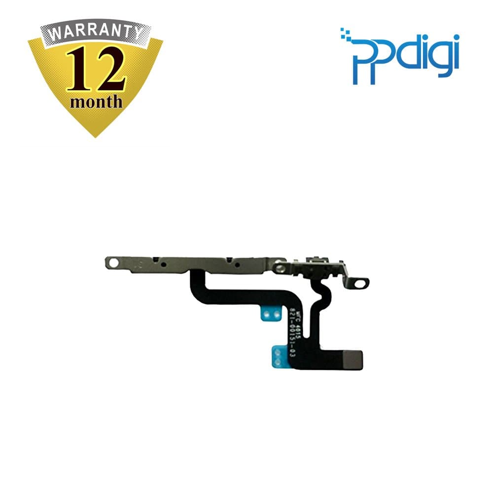 Power button flex cable for iPhone 5, 5s, 6, 6 plus, 6s, 6s plus, 7, 7 plus; quality mute on-off volume switch with tool set by Ppdigi