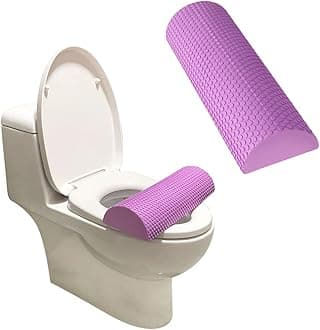 AOSSA BBL Pillow Toilet Riser, Toilet Seat Cushion for Brazilian Butt Lift Recovery, Toilet Riser Butt Pillows for Sitting Booty Pillow, BBL Post Surgery Foam Chair Seat Support Pad (Purple)