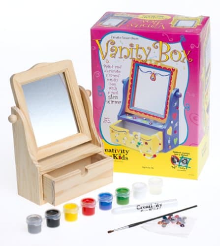 Create Your Own Vanity Box with Mirror Creativity Craft Kit for Kids