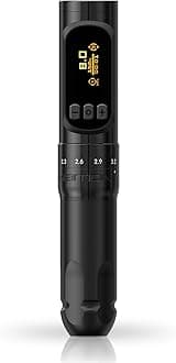 Ambition Sally 270 Rotary Tattoo Gun, Wireless Tattoo Machine with Adjustable Stroke 1300 mAh Battery 270 g.cm Torque Coreless Motor, Permanent Makeup Tattoo Pen for Eyebrow Eyeliner Lips SMP Artists