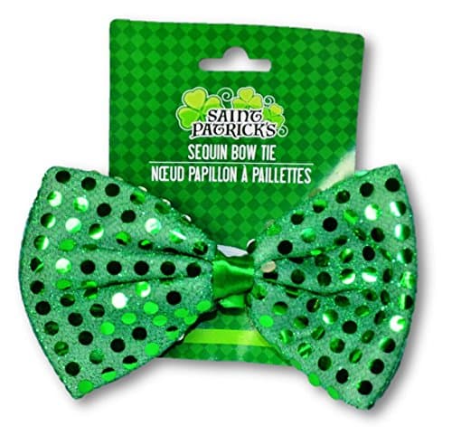 DLST Green Sequin Bow Tie