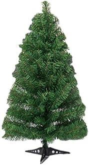 Christmas Tree with Plastic Stand,3-feet,PVC (Green)