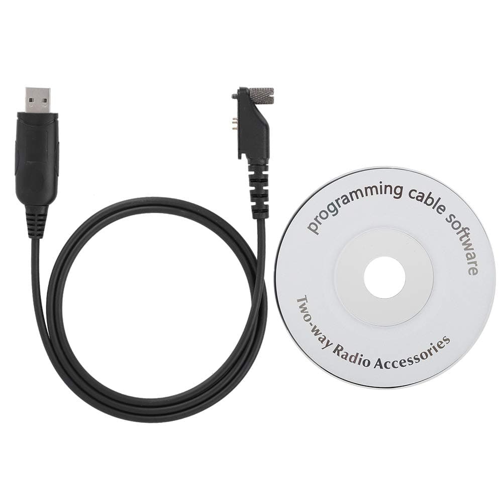PUSOKEI 1M USB Programming Cable with CD Driver Fits for Icom IC-F41, IC-F50, IC-F60, IC-F51, IC-F61, IC-F50V, IC-F70, IC-F80, IC-F4161, IC-F3062, IC-F4062, IC-F4062 Radio