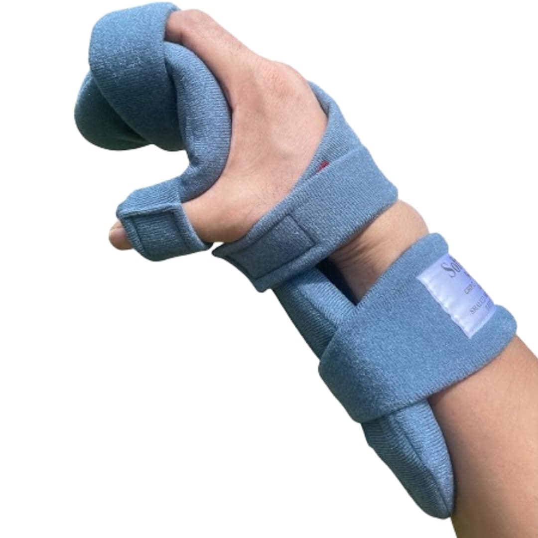Stroke Hand Brace: SoftPro Functional Resting Hand Splint, Left, Large