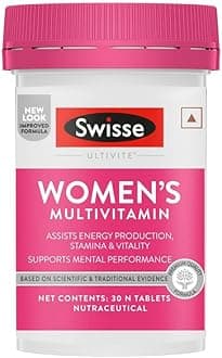 Swisse Women's Multivitamin - Mfd In Australia, Imported Multivitamin From Australia's No.1 Supplement Brand - Boosts Energy & Mental Performance With 36 Herbs, Vitamins & Minerals (30 Tabs)