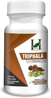 H&C Herbal Ingredients Expert Triphala - 450mg | 120 Capsules | Dietary Herbal Supplements | Digestion