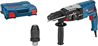 GBH 2-28 F Rotary Hammer (SDS Plus Quick-Change, 13 mm Keyless Chuck, up to 28 mm Drilling Diameter, Kickback Protection, in case), 880 W, Standard