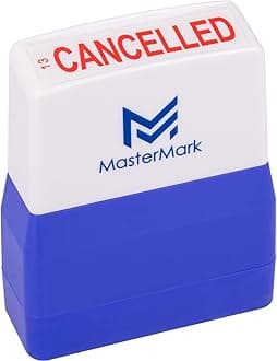 MasterMark Pre-Inked Premium Office Stamp - CANCELLED