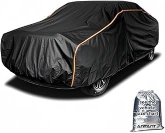 ANITANT Super Lightweight Outdoor Crew Cab Truck Cover,Large Car Cover Waterproof All Weather Sun Rain UV Protection Full Exterior Covers Fit Truck Up to 252"