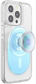 PopSockets Japan - PopGrio MagSafe Opal Blue Blue MagSafe Pop Grip Smartphone Grip & Stand