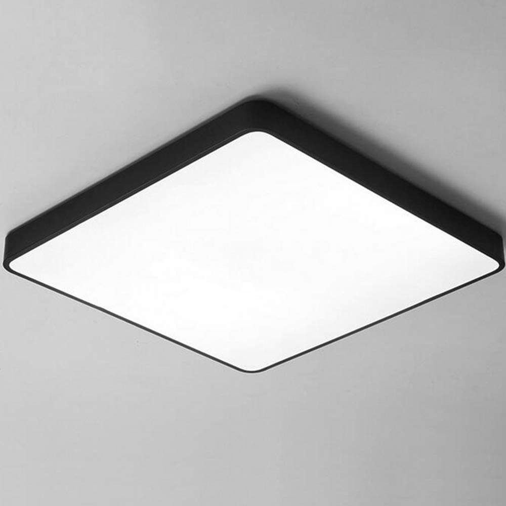 AllRight Bright 24W Square LED Ceiling Down Light Panel Wall Bathroom Lamp Black