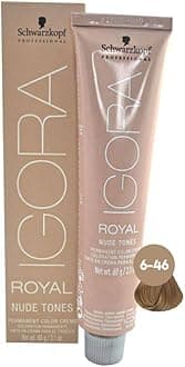 Schwarzkopf Professional Igora Royal Nude Tones Color Creme - 6-46 - Dark Blonde Beige Chocolate