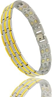 Sponsored Ad - BP Titanium Bracelet Blood Pressure Control Chain Men-Women Bp Monitor Maintain Energy/Blood Circulation/Stamina/Strangth/Body Pain