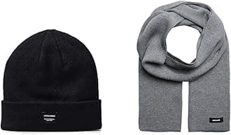 JACDNA KNIT SCARF NOOS GREY MELANGE JACDNA KNIT SCARF NOOS NAVY BLAZER