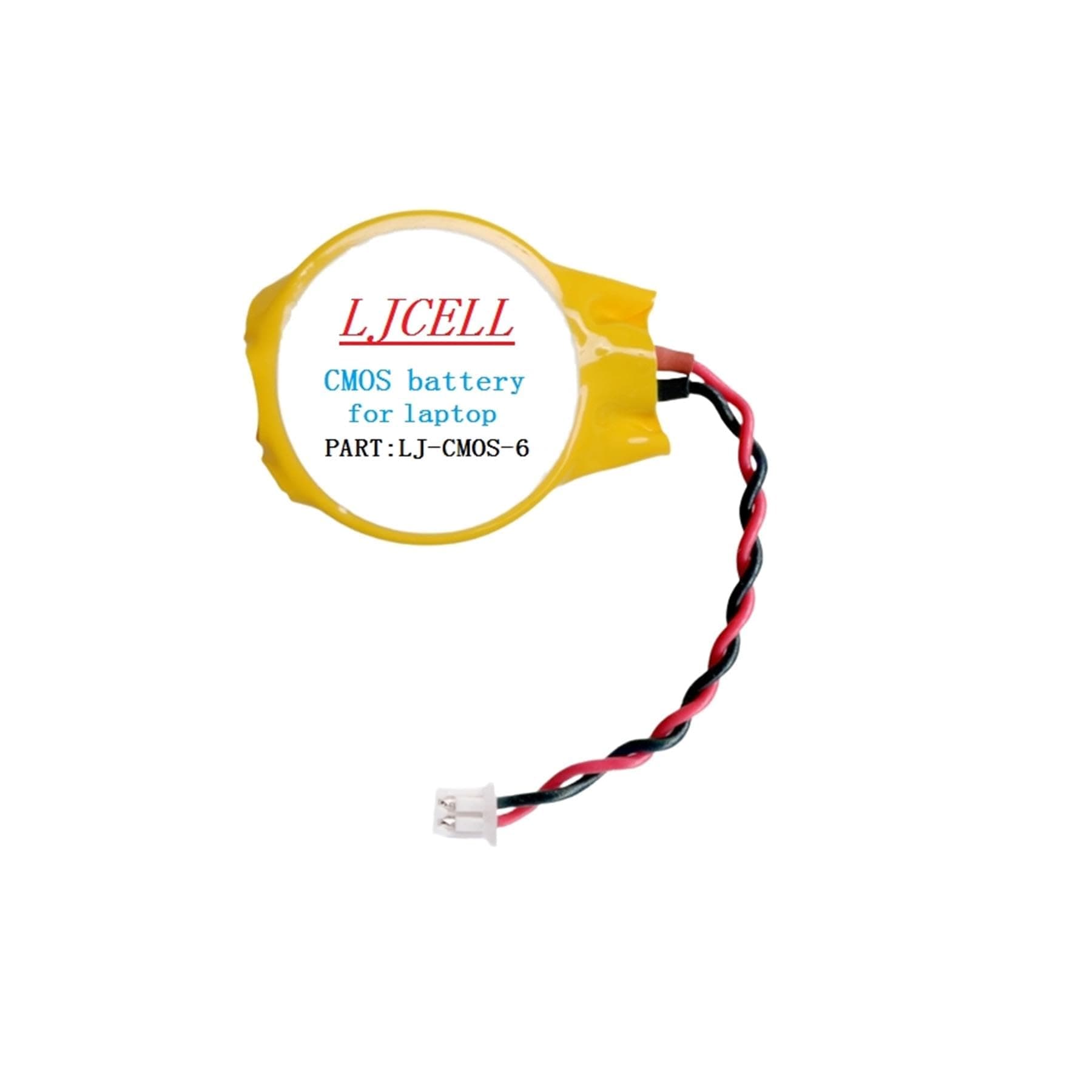 CMOS Battery for IBM Lenovo Thinkpad T430 T450S T460 T460P T480S DELL Latitude E5450 E5430 E5440 E5530 E6420 E6320 E6330 Inspiron 9400 Laptop BIOS RTC CR2032 Battery with 2 Wire