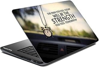 TECHBITE PPD Combo of Laptop Skin Cover, Skin Stickers for 14 inches to 17 inches Laptop All Models with Hard Disk Skin, 1.96 x 12.59 x 1.96 inches