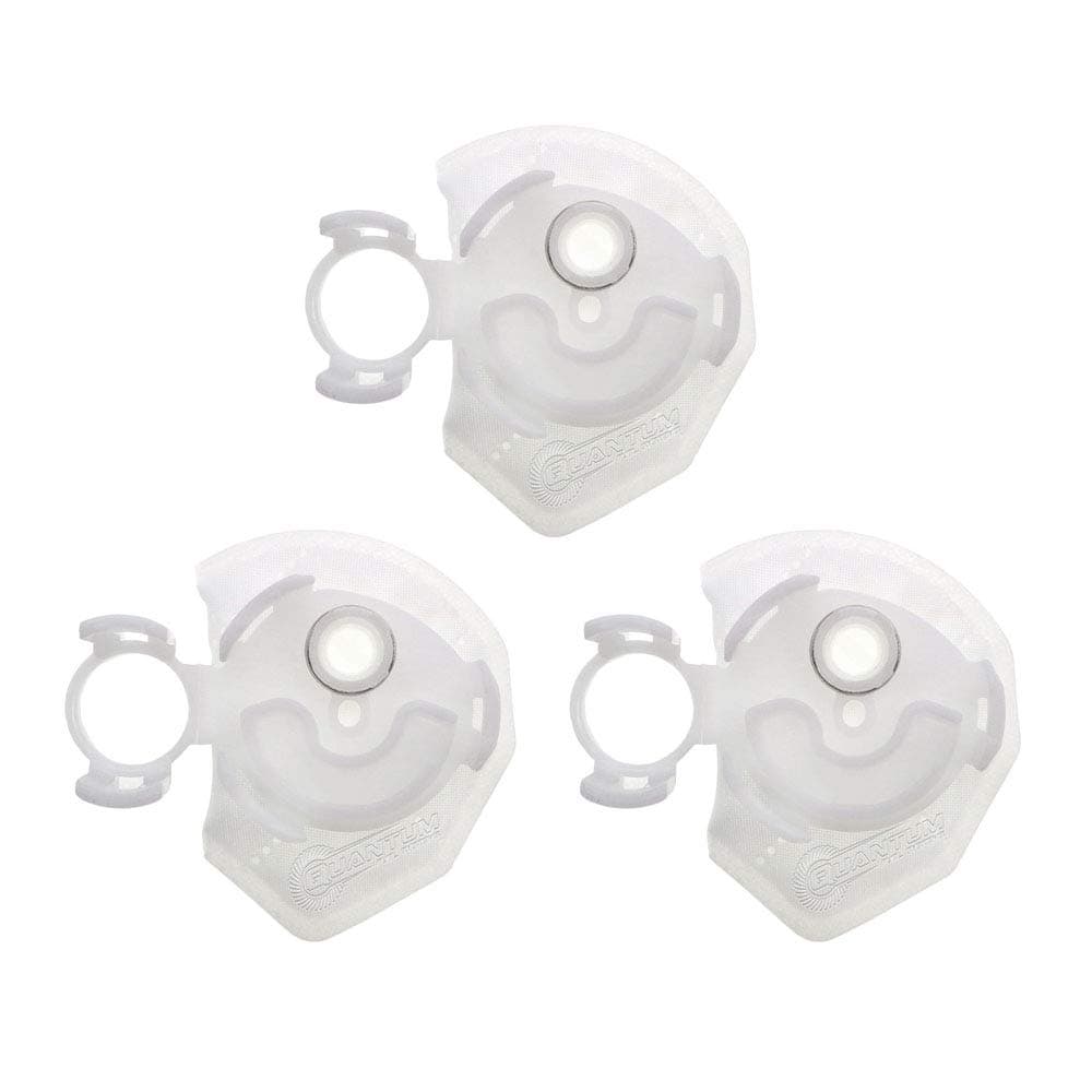 HFP-S65-3 Quantum Fuel Pump Strainers (QTY 3) Replacement for Chrysler Dodge Ford Toyota Lexus Jeep Mitsubishi (2006-2018), Replaces E7081H