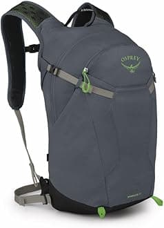 Osprey Sportlite 20L Unisex Lightweight Hiking Backpack, Tungsten/Grey Wolf