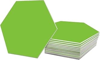 Avant Decor | Peel and Stick Kitchen Backsplash Tiles | Stone Composite Hexagon Solid Color | Stick On Wall Tiles | Easy DIY Installation | 6” x 6.9” | Single Tile