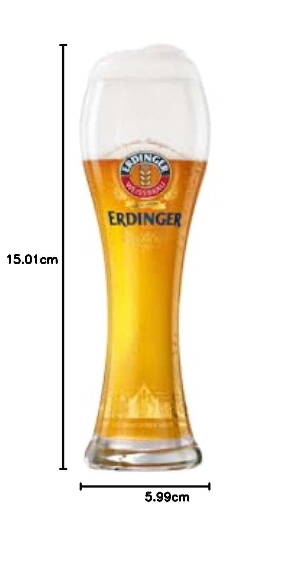 Erdinger Pint Glass