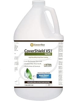 CoverTec CoverShield VS1 Gloss VCT and Terrazzo Sealer, Fast Drying, Highly Durable, Long Lasting, 1 gal, Prof Grade