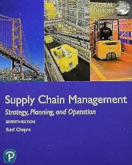 Supply Chain Management: Strategy, Planning, and Operation, Global Edition