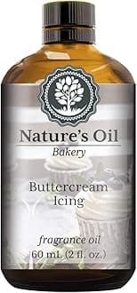 Buttercream Icing Fragrance Oil (60ml) for Diffusers, Soap Making, Candles, Lotion, Home Scents, Linen Spray, Bath Bombs, Slime