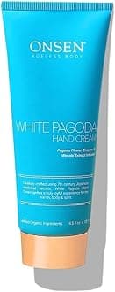 Onsen Anti Aging Shea Hand Lotion, Moisturizer for Dry and Cracked Hands, Non-Greasy Hand Repair Cream, Hand & Nail Care Cream with Japanese Natural Secrets Hand Cream for Women 4.5 fl oz/135 ml