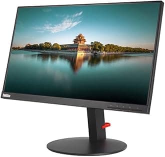 Lenovo ThinkVision T22i (21.5 inch) LED Backlit LCD Monitor 1000:1 250cd/m2 (1920x1080) 6ms VGA/HDMI/DisplayPort/USB (Black)