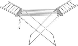 Electric Heated Clothes Dryer Rack - Portable, Folding, Constant Temperature - Baby Clothes, Landing, Airfoil