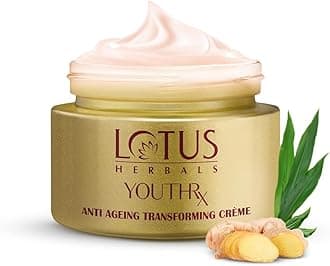 Lotus Herbals YouthRx Anti Ageing Transforming Face Cream SPF 25 and PA+++ | Reduce Dark Spots and Blemishes | Preservative Free | Suitable For Oily, Dry & Combination Skin| For Women and Men | 50G