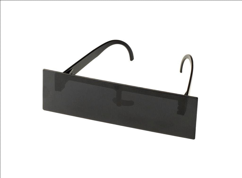 CT-255 Black Bar Censor Glasses