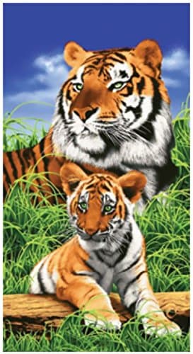Tigers Beach Towel