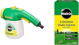 Miracle-Gro Feeder Unit filled with All Purpose Soluble Plant Food, Connects Straight to a Garden Hose & Water Soluble Lawn Food, 1 kg