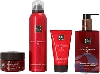 RITUALS Gift Set For Women from The Ritual of Ayurveda, Medium - With Indian Rose & Sweet Almond Oil - Soothing & Nourishing Properties