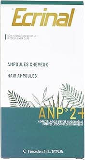 ANP2+ Hair Loss Treatment Ampoules - 8 Ampoules for Hair Growth and Regeneration, Revitalizes Dull, Damaged, Thinning Hair, For Dry, Color-Treated, and Oily Scalp, 3-Month Supply