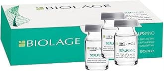 BIOLAGE Scalpsync Aminexil Hair treatment|Hair Strength for Hairfall (10X6ml)| For Men & Women