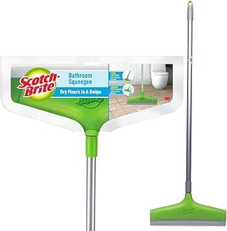 Scotch-Brite long Wiper, Superior TPE blade (Blade length: 30 cm), Streak free clean, lightweight, Indoor and Outdoor cleaning, mopping