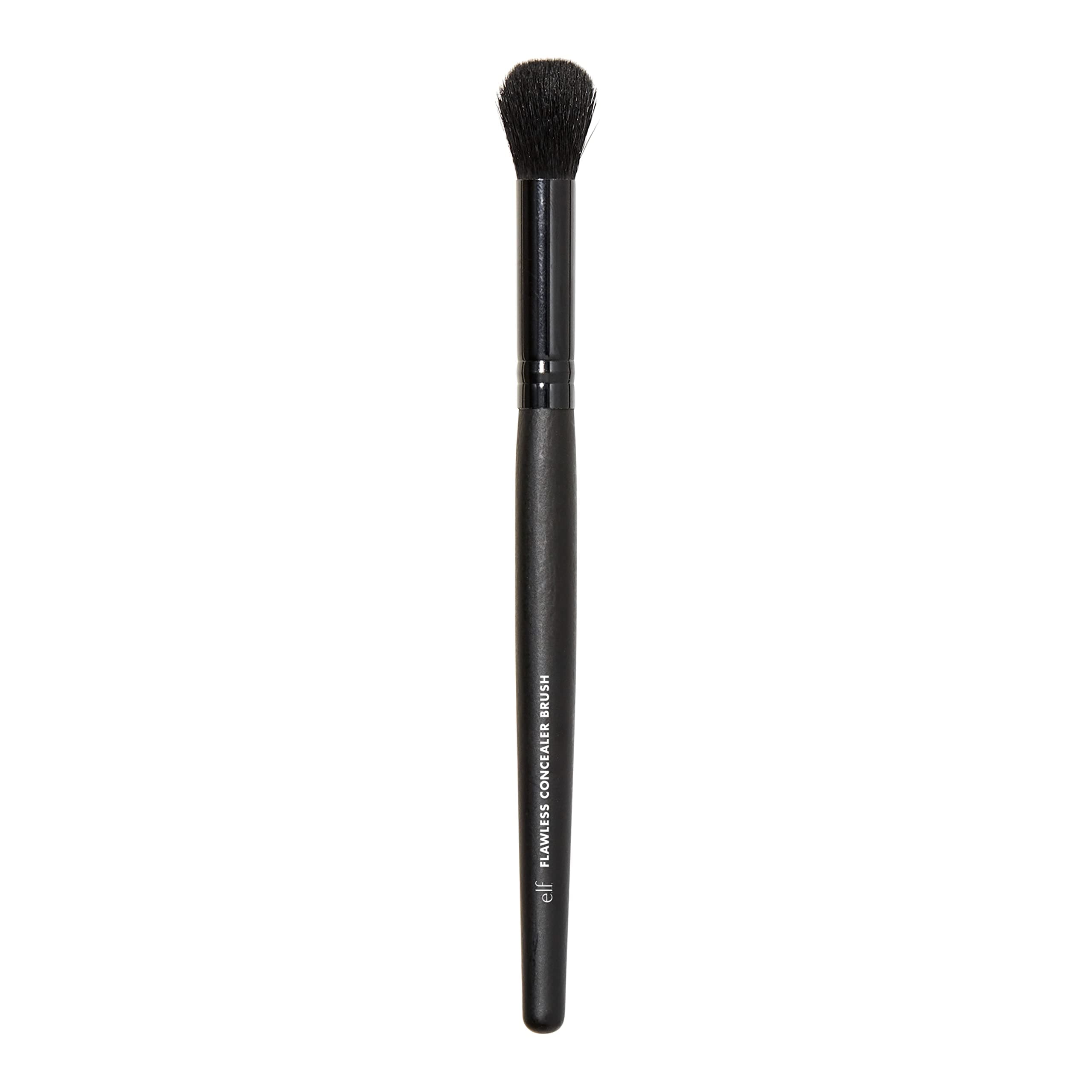 e.l.f.Flawless Concealer Brush Soft Synethic Rounded Versatile Covers Conceals Contours Highlights Blends Wet or Dry Product Easy To Clean, 1 count