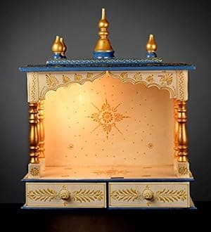 Kamdhenu Art and Craft Wooden Temple/Home Temple/Pooja Mandir/Pooja Mandap/Temple for Home (3)