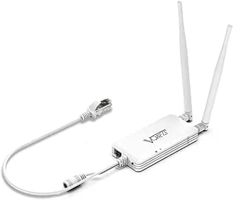 Vonets VAP11S-232 2.4GHz Mini Repeater/Wi-Fi Router/Serial Server with 2 External Antennas Wireless Bridge Best Partner for Electronic Scales, PLCs