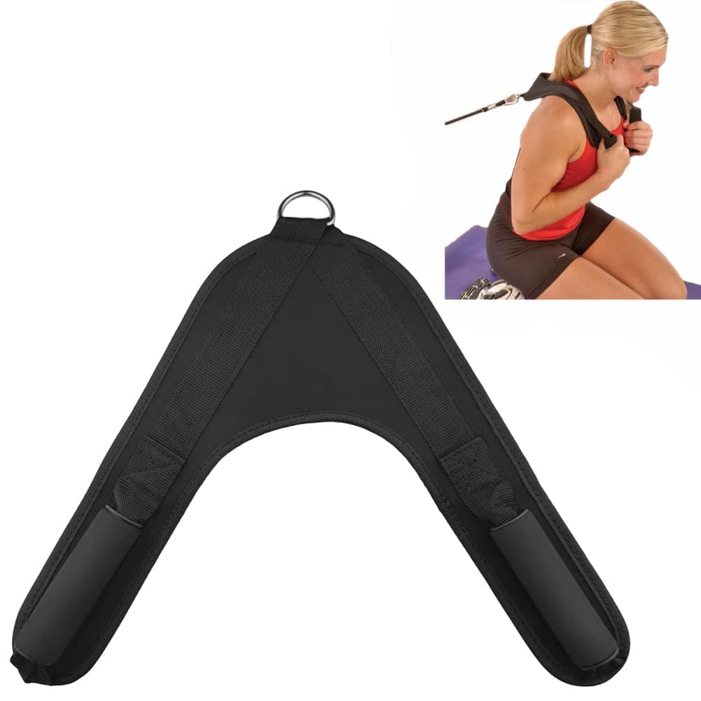 Ab Crunch Harness Cable Attachment Ab Exercise Cable Machine Gym Workout Abdominal Crunch Core Muscle Training Equipment