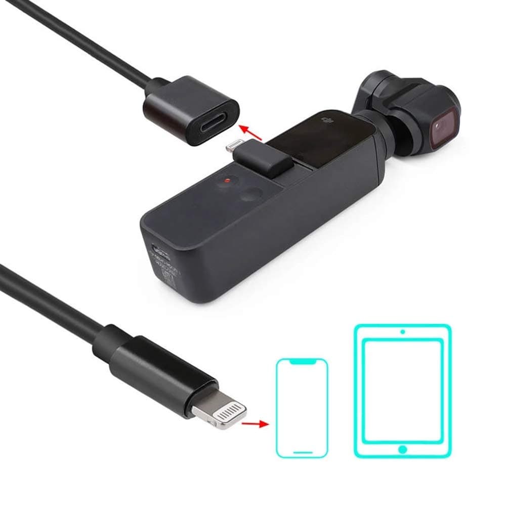 Osmo Pocket USB Cable, Universal OTG Data USB Cable Extension Cord Female Connector Adapter Cable for DJI OSMO Pocket Accessories(39 Inches)