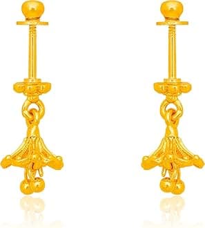 arch fashionTraditional Maharashtrian Style Bugadi Earrings For Women|Ear Thread
