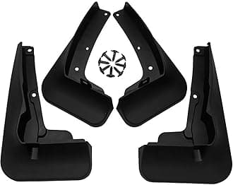 Upgraded Mud Flaps for 2010-2018 Dodge Ram 1500/2500/3500 Without Fender Flares MudFlaps Accessories, Front and Rear Splash Guards No Drilling Mud Guards