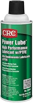 Power Lube Industrial High Performance Lubricant With PTFE, 11 Wt Oz, High Performance Aerosol Lubricant Spray